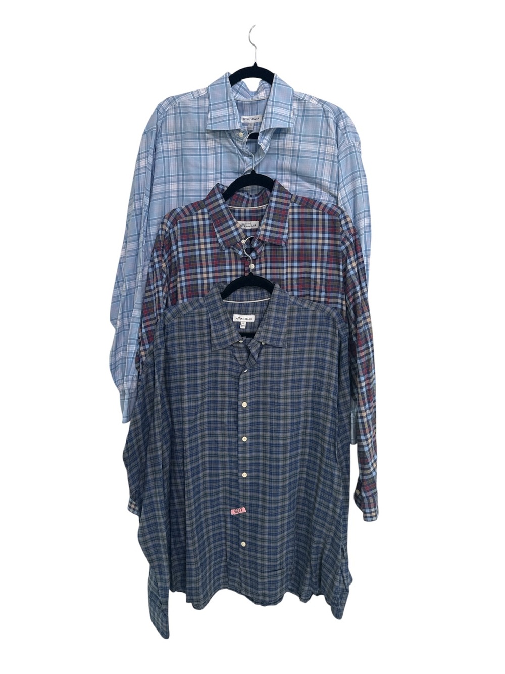 Bundle 3 Peter Millar Men’s Long Sleeve Button Down Shirts Size XL